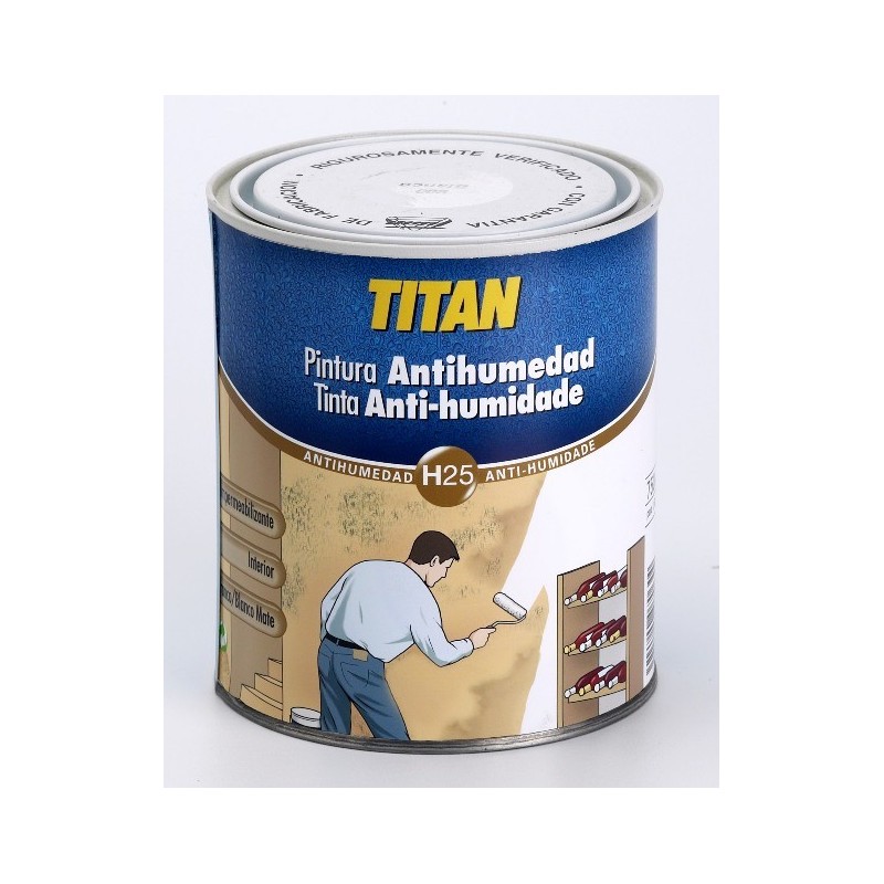 Pintura Antihumedad Titan 750 ml. - SERVICAT PINTURA, Titanlux Pinturas